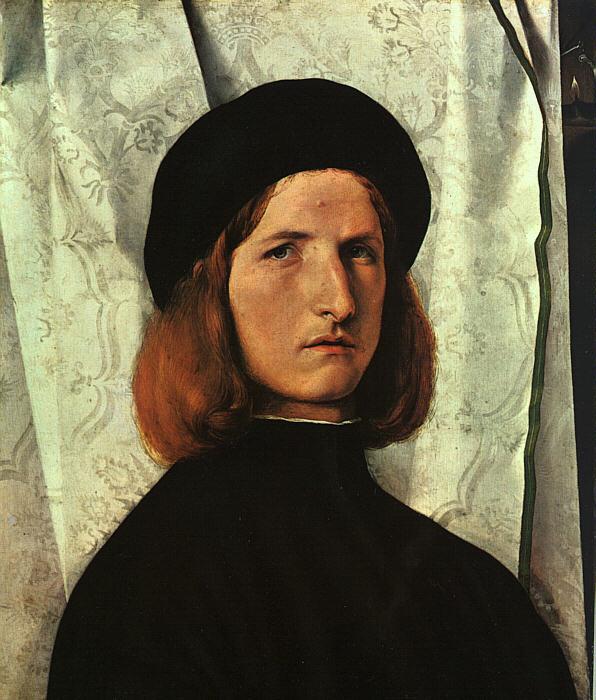 Lorenzo Lotto Portrait of a Young Man   cc Germany oil painting art